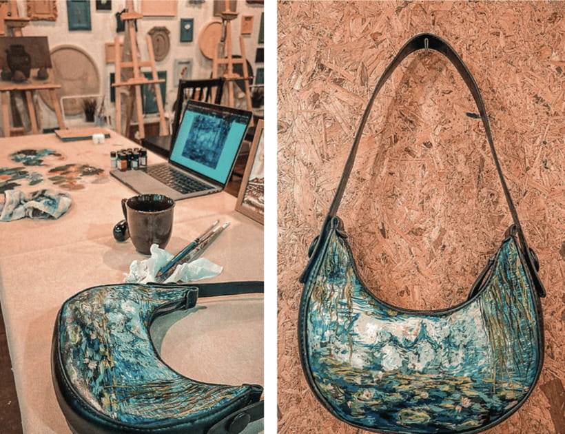 2-Hr Bag Painting - Leather Paint - The guide factor: how Adeline helps you get better effects