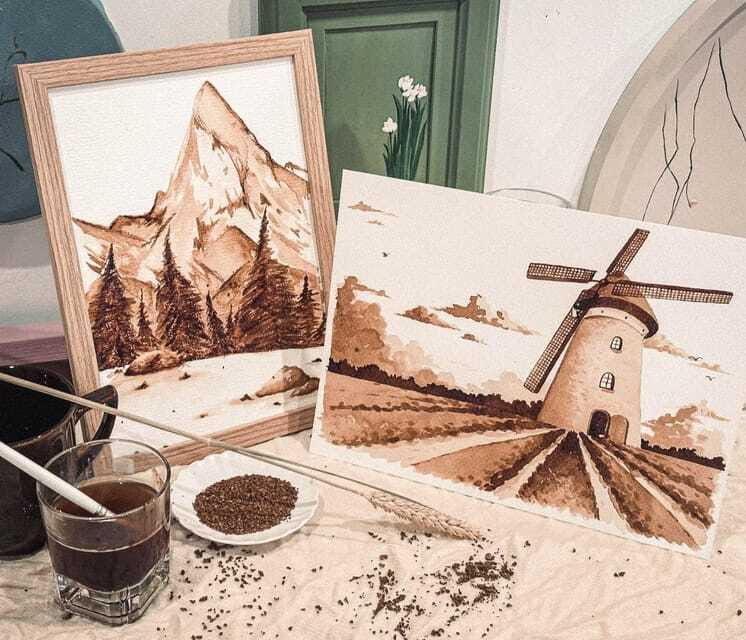 2-Hr Coffee and Biscuit Painting - Edible Paint - Coffee Biscuit Painting With Edible Paint: The Fun First Act