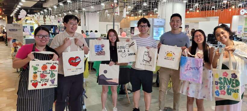 Art Jamming Workshops - The stencil part: why it helps beginners and still entertains adults