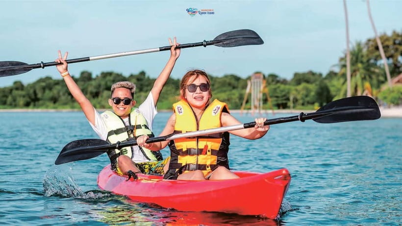 From Singapore : Private Batam Island Snorkeling and Canoe - Ranoh Island Time: Banana Boat, Canoe, Volleyball, and Archery