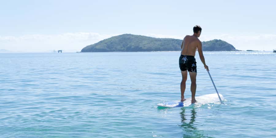 From Yeppoon: Great Keppel Island Snorkeling Hire with Lunch - Snorkeling at Shelving Beach and Monkey Beach: go where the reef is, not where the crowd is