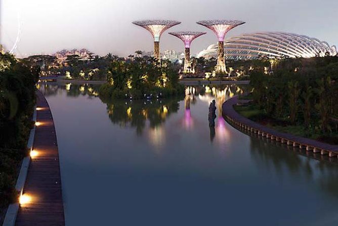 Gardens By the Bay Exp Event - Cloud Forest conservatory: the 35-metre indoor waterfall moment