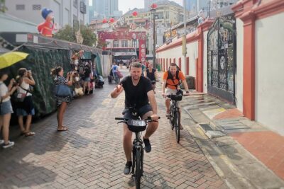 Historical Singapore Bike Tour on Full-Sized Bicycles - Haji Lane: The Shortcut to Color, Cafes, and Cool Photos