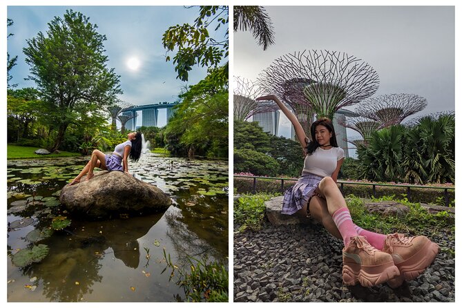 Instawalk with Phonetography of Iconic Singapore - Bayfront Pavilion to Marina Bay Sands: turning big landmarks into flattering portraits