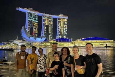 Magical Marina Bay Night Walking Tour - The route: from Fullerton waterfront to Supertree Grove