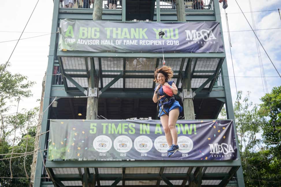 Sentosa Island: Ticket to Mega Adventure Park - MegaBounce on Siloso Beach: bungee-assisted flips and jumps