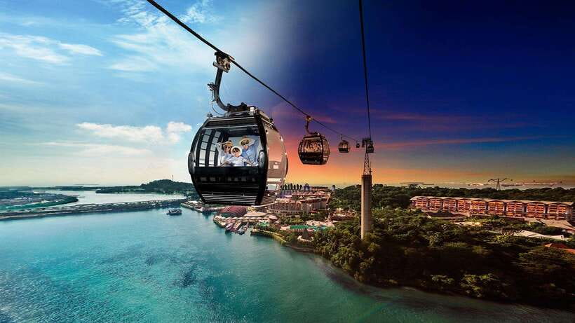 Singapore After Dark:Small Group Sentosa Tour with Cable Car - Sentosa Sensoryscape: a hands-on, light-and-sound break from just watching