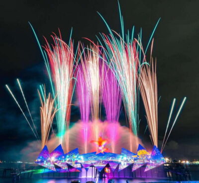Singapore After Dark:Small Group Sentosa Tour with Cable Car - Wings of Time: water, light, fire, lasers, and fireworks