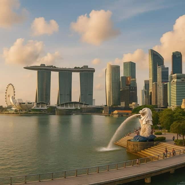 Singapore: Architecture and Food Tour with Tastings - ArtScience Museum: lotus shape, tech mind