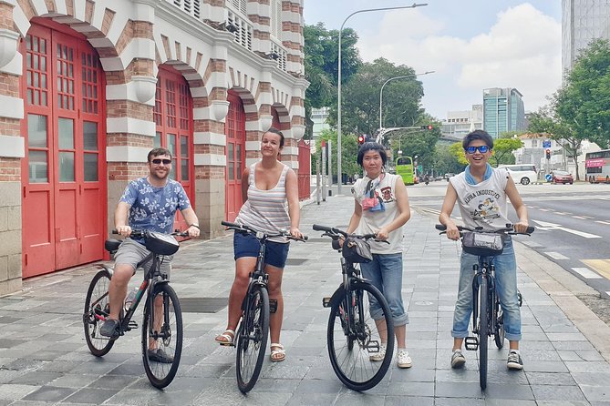 Singapore Bike and Bites Food Tour - Meeting at Let’s Go Bike: bikes, poncho, and a real safety briefing