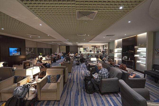 Singapore Changi Airport (SIN) T1/T2/T3/T4 VIP Lounge Access - Wi‑Fi, flight monitoring, and work time that doesn’t feel miserable
