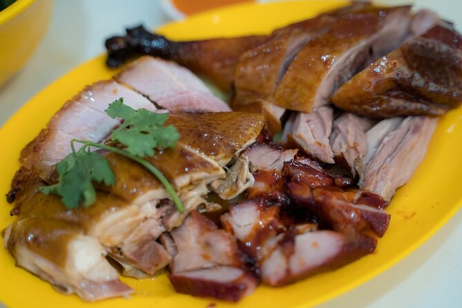Singapore: Chinatown Hawker Market Food Tour with 7 Food Tastings - Starting at Bee Cheng Hiang: the snack mindset begins early