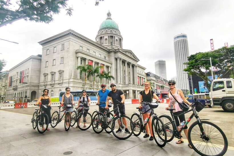 Singapore: Historical Half-Day Bike Tour - Meeting point: start on North Bridge Road by Block 462 Crawford Lane