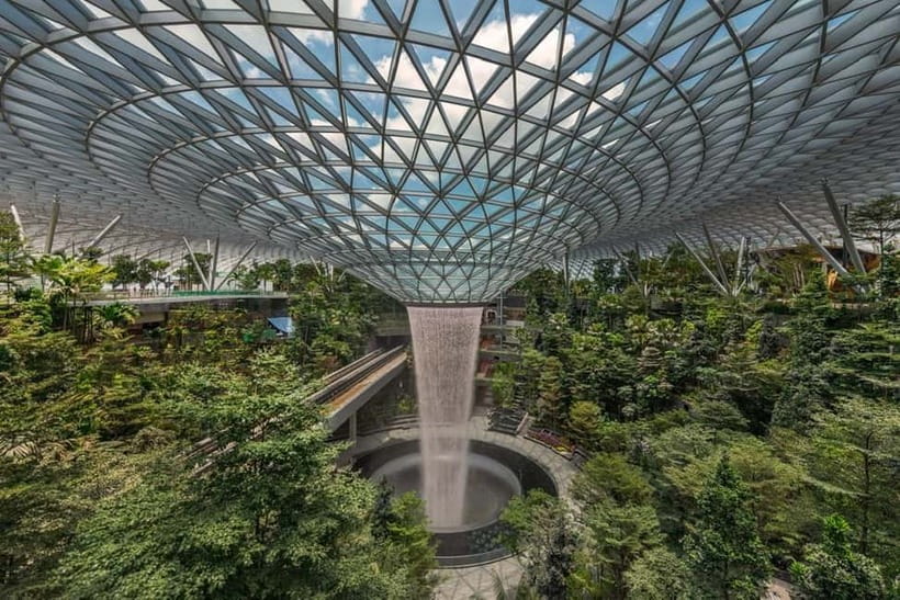 Singapore: Jewel Changi Airport Attraction Ticket - Entering Canopy Park Level 5: how to get your bearings fast