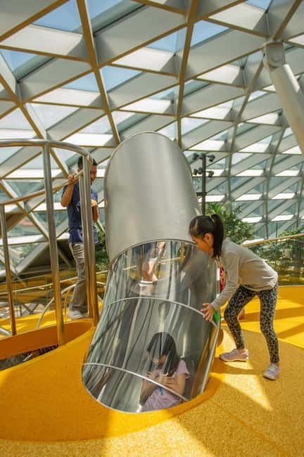 Singapore: Jewel Changi Airport Attraction Ticket - The first big moment: 40m Rain Vortex and Forest Valley views