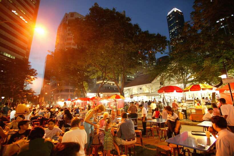 Singapore: Lau Pa Sat Night Street Food with Marina Bay Walk - Telok Ayer Market: Where the Tour Teaches You How to Eat