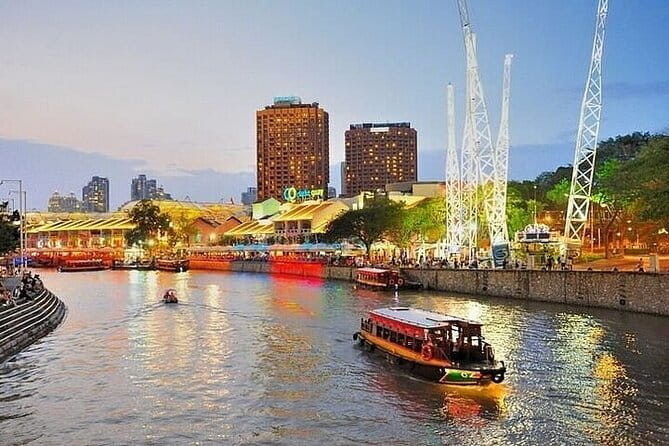 Singapore light to night : River Cruise & 02 Stunning Light Shows - Ending with local food at Lau Pa Sat (drop-off option)