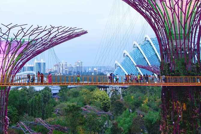 Singapore OCBC Skyway Flower dome Cloud Forest Garden by the Bay - Flower Dome: cool glass-greenhouse time and nine themed gardens