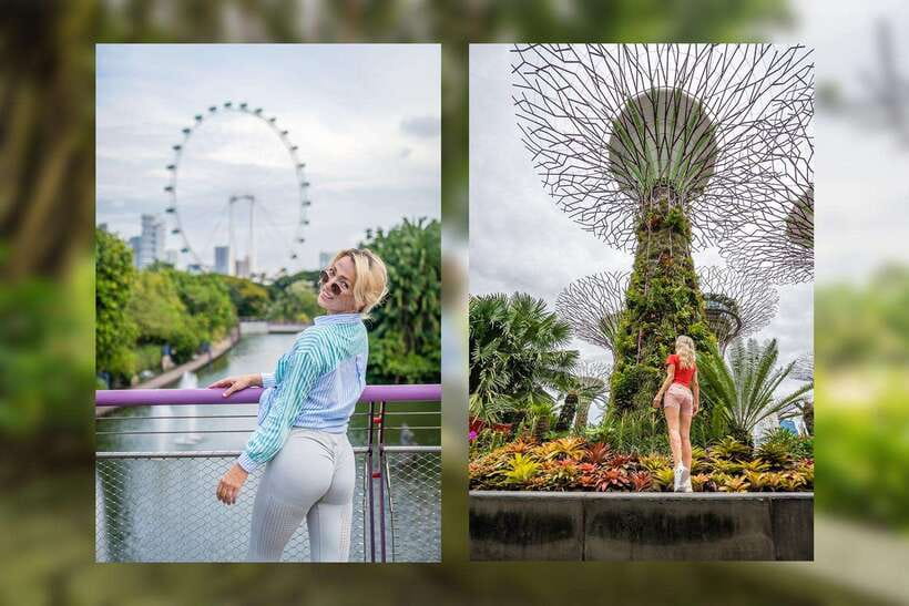 Singapore Photography: Marina Bay Sands & Gardens by the Bay - Water Lily Pond or Dragonfly Lake: The Calm Finish Shot