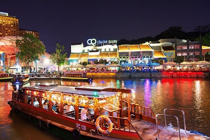 Singapore River Cruise E-Ticket - From Clarke Quay to the Raffles Landing marker: Singapore’s origin story, on water