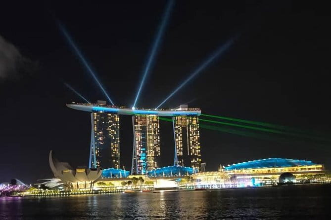 Singapore River Cruise, Light Shows and Twilight Tour - Marina Bay Sands Spectra: lasers, water, and projections