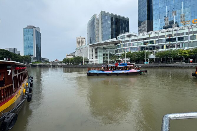 Singapore River Cruise, Night Garden Rhapsody and Spectra Tour - Merlion Park to Clarke Quay: your warm-up for the skyline