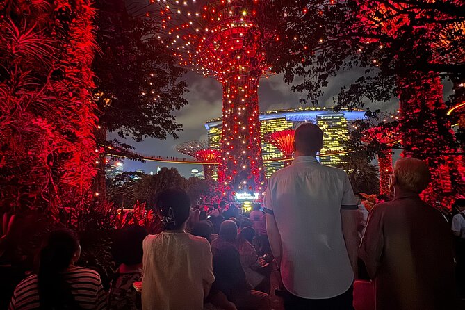 Singapore River Cruise, Night Garden Rhapsody & Spectra by CYT - Spectra at Marina Bay Sands: fountains, lasers, and projections