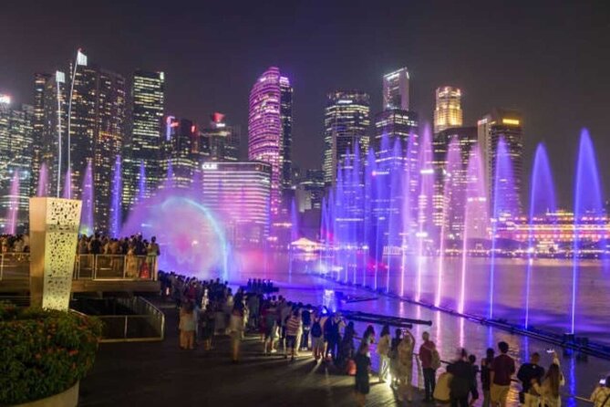 Singapore River Cruise with Spectra & Garden Rhapsody Light Show - Optional Lau Pa Sat: keep it local after the lights