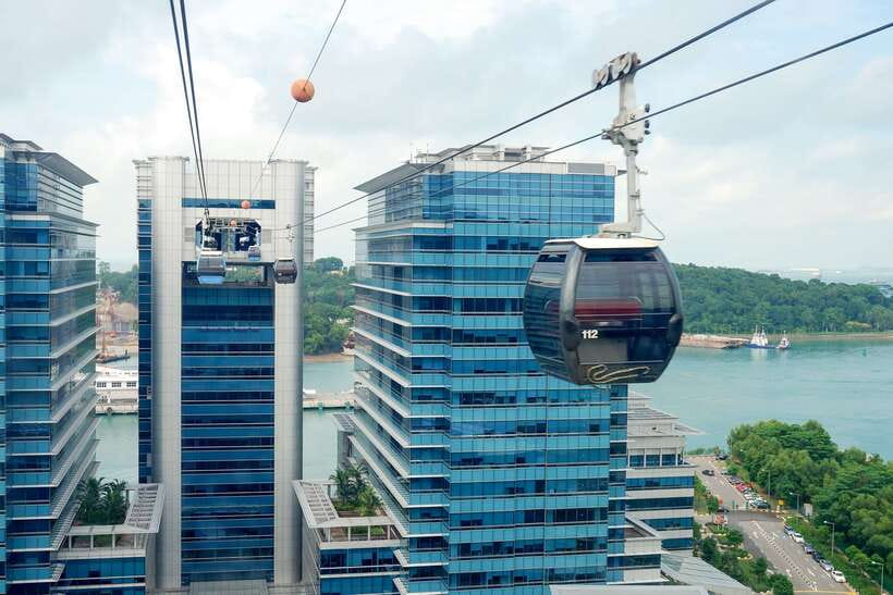 Singapore: Sentosa Cable Car Sky Pass - Mount Faber Line: hilltop park views and that early-glass thrill