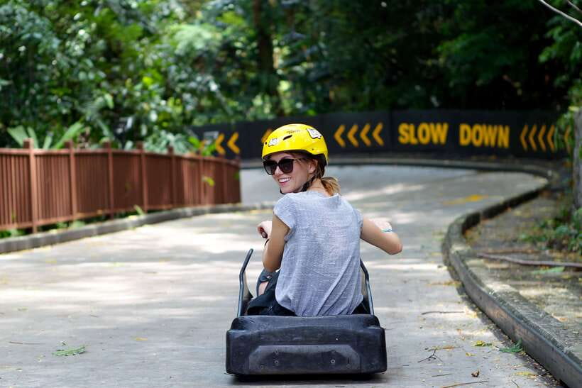 Singapore: Skyline Luge Sentosa Tickets - Skyride chair lift: the warm-up before the downhill