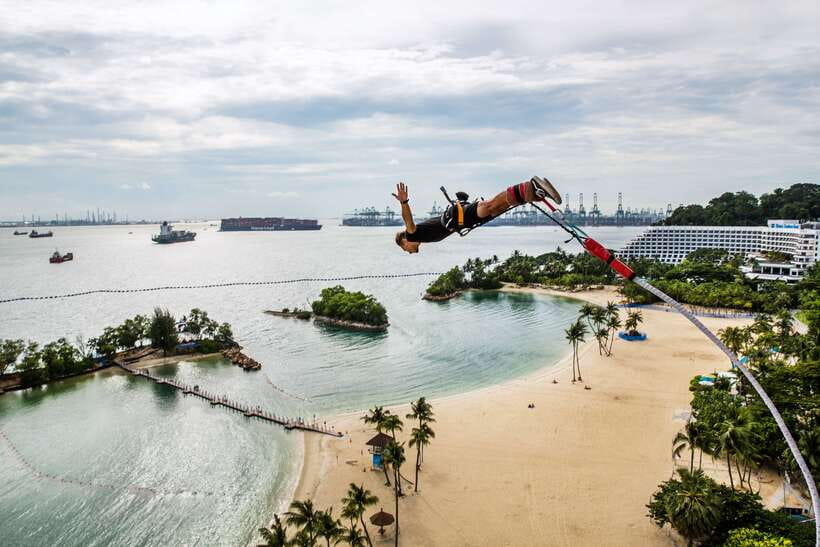 Singapore: Skypark Sentosa by AJ Hackett - Entering Skypark Sentosa: Voucher Check and Choosing Your Main Event