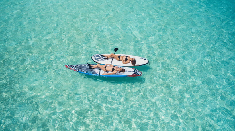 Singapore: Stand up Paddle board - Ola Beach Club Ticket - Gliding Over Clear Water Near Sentisa Island: Why the Scenery Is Part of the Point