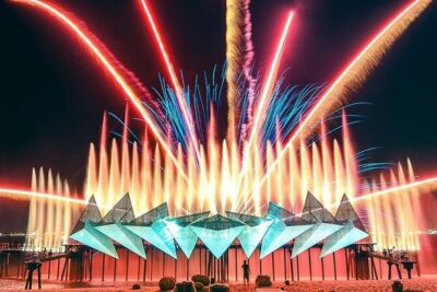 (Small Group) Starry Night Singapore Sentosa Tour - Sentosa SensoryScape: A Light Show and Art Stop to Close the Loop
